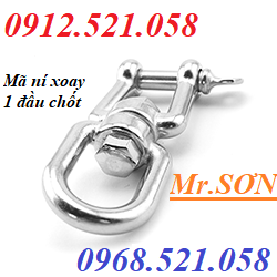 Chuyên mã ní xoay bằng Inox 304 Hà Nội 0947.521.058 cung cấp xích Inox 304,cáp Inox 304, khóa xích, móc bấm an toàn Inox | BigBuy360 - bigbuy360.vn